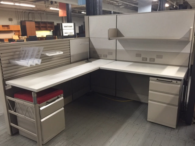 u shaped office cubicles