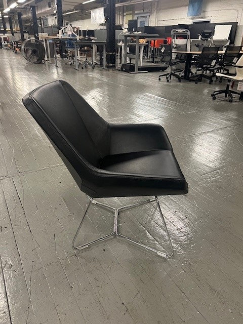 black lounge chair