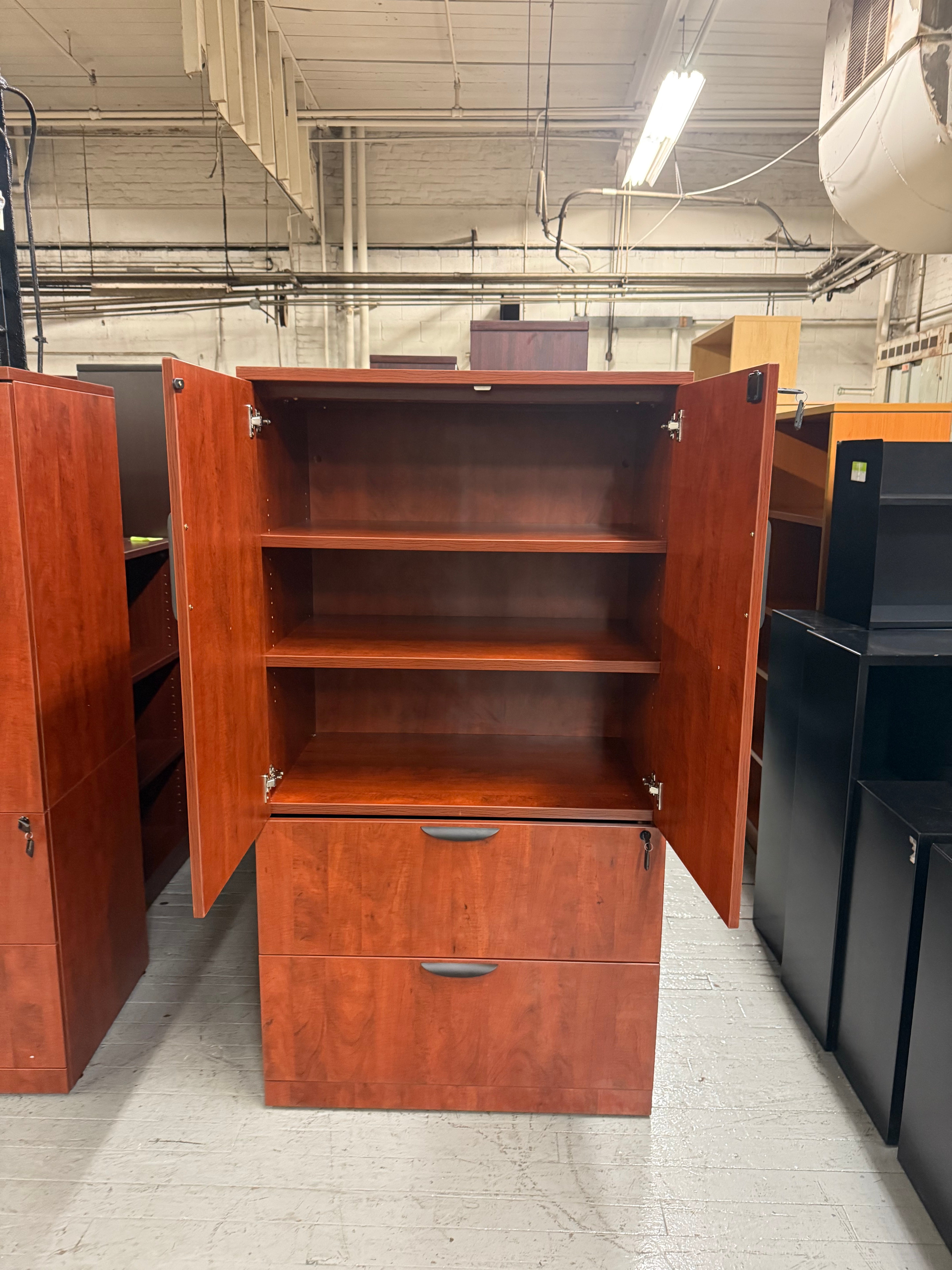 COE Lateral File with Hutch -U34