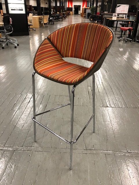 Davis Lipse Series Bar Stool with Wood Shell