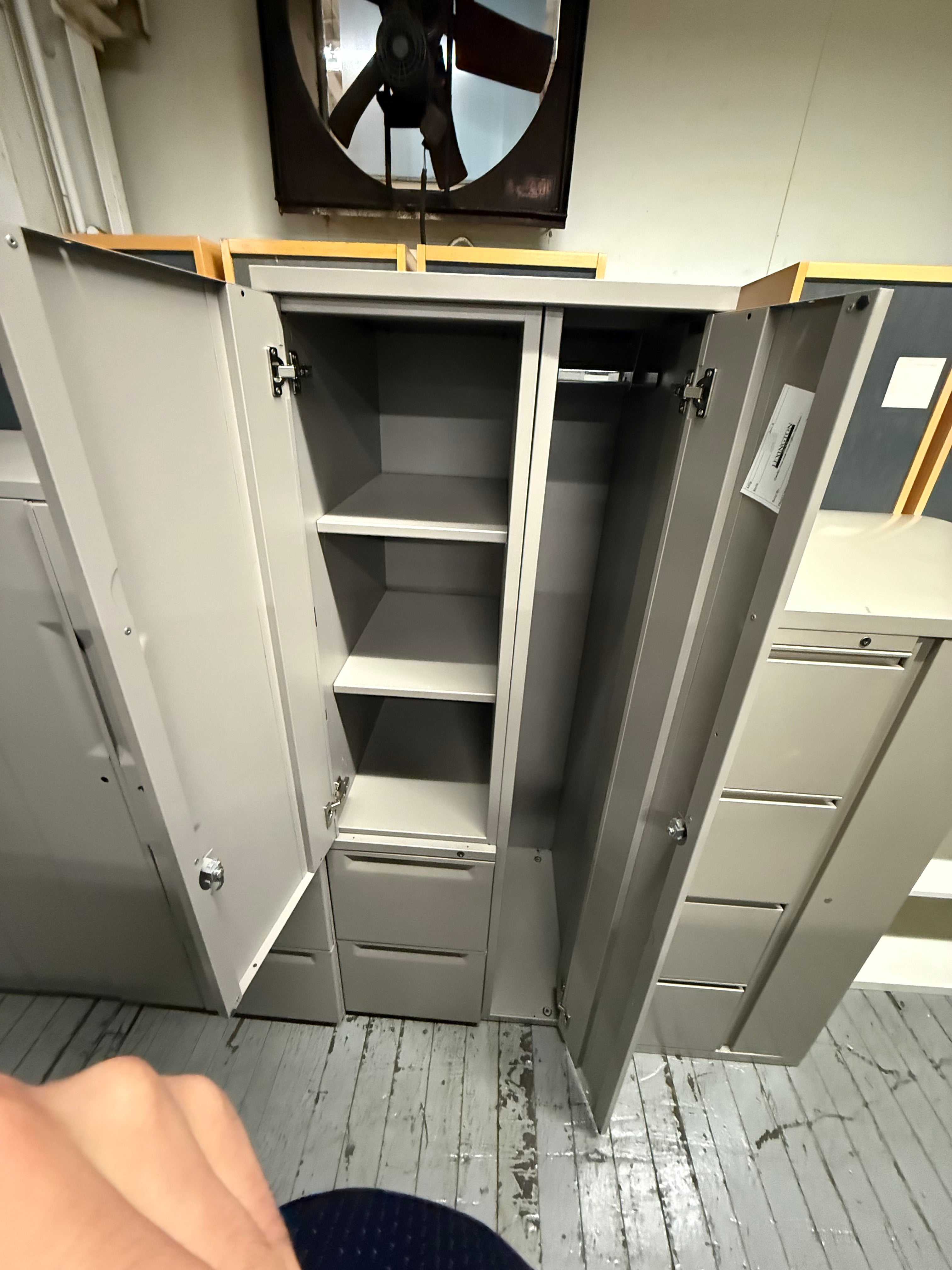 Herman Miller Wardrobe with Bottom File Drawers -U37