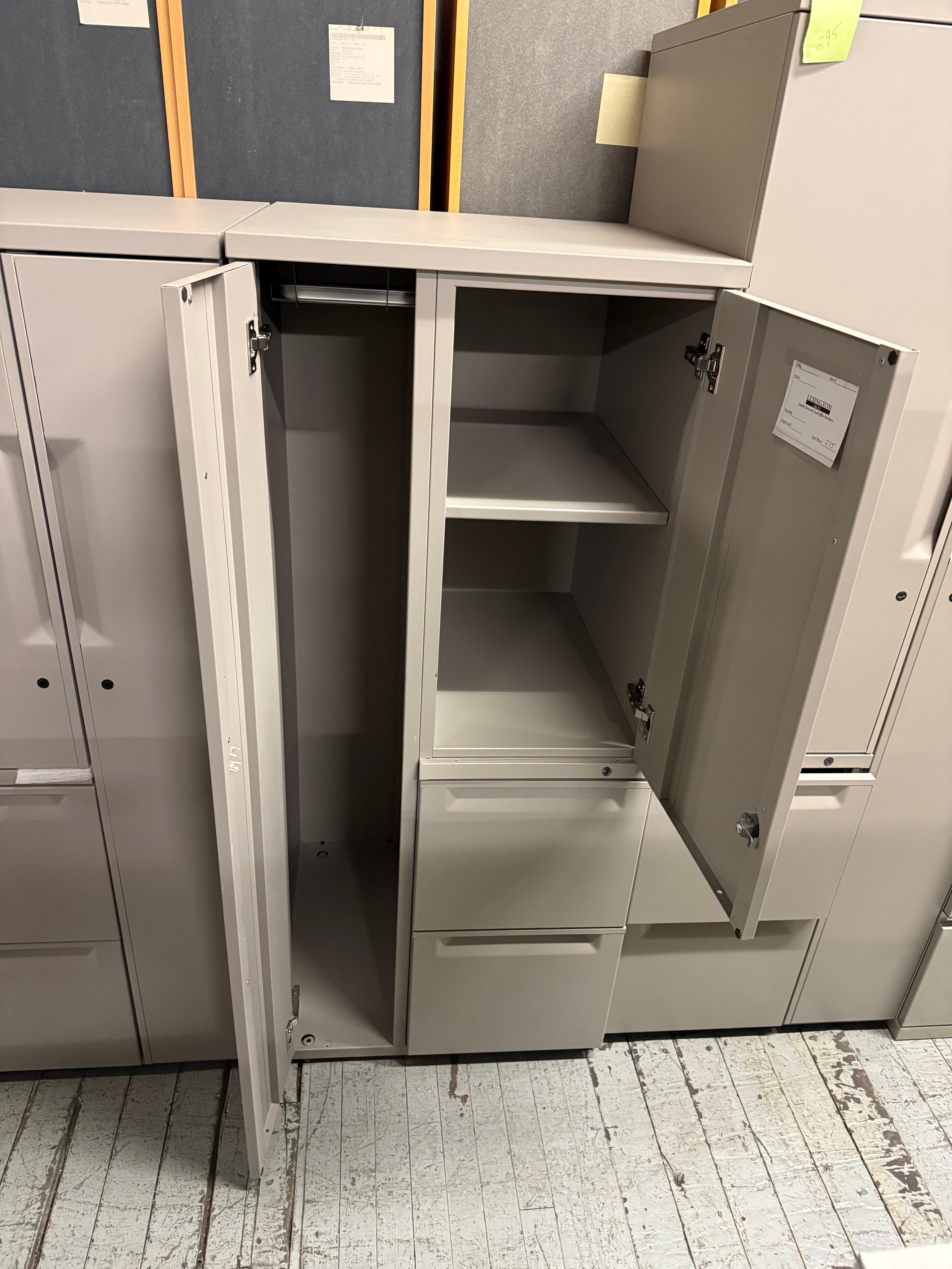 Herman Miller Wardrobe with Bottom File Drawers -U36