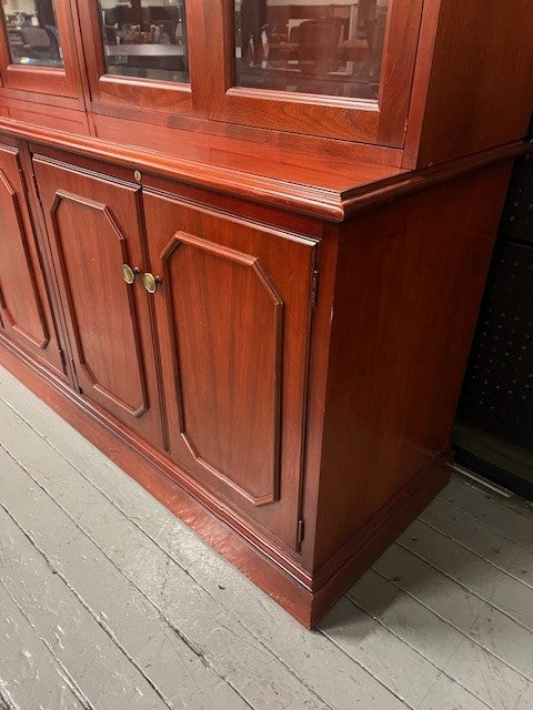 computer desk with credenza