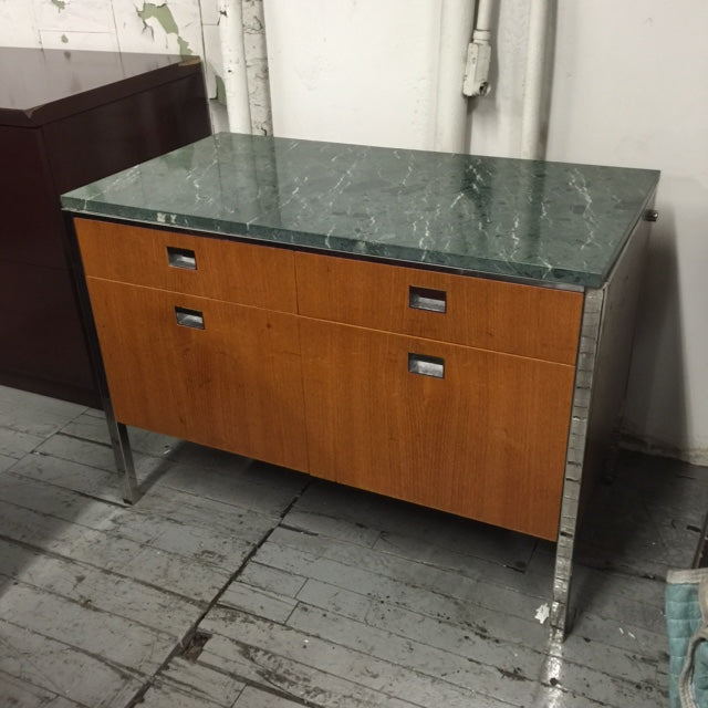 Green Granite Top Credenza