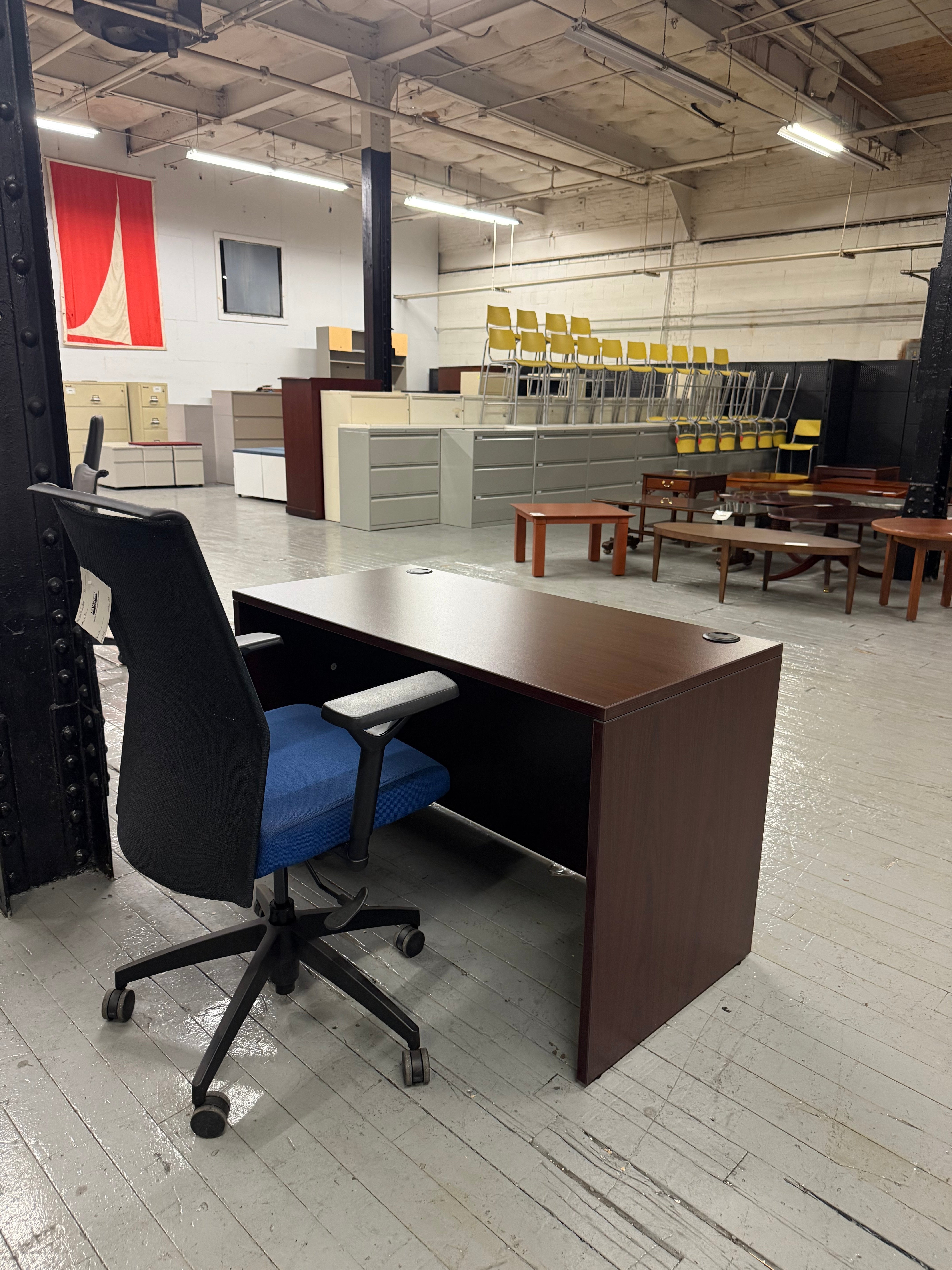 Office to Go Mahogany Desk Shell -L47