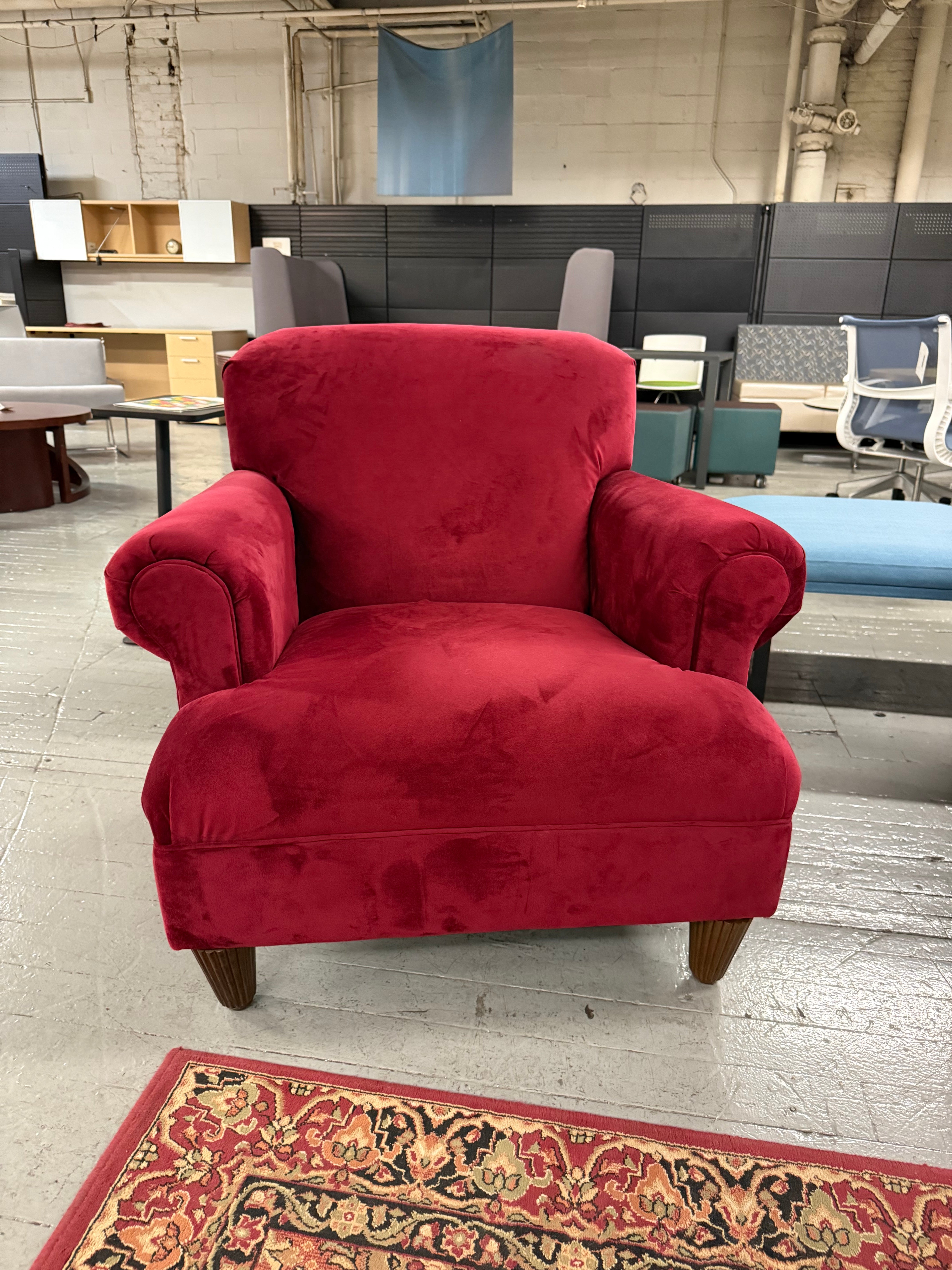 Red Lounge Chairs - F15
