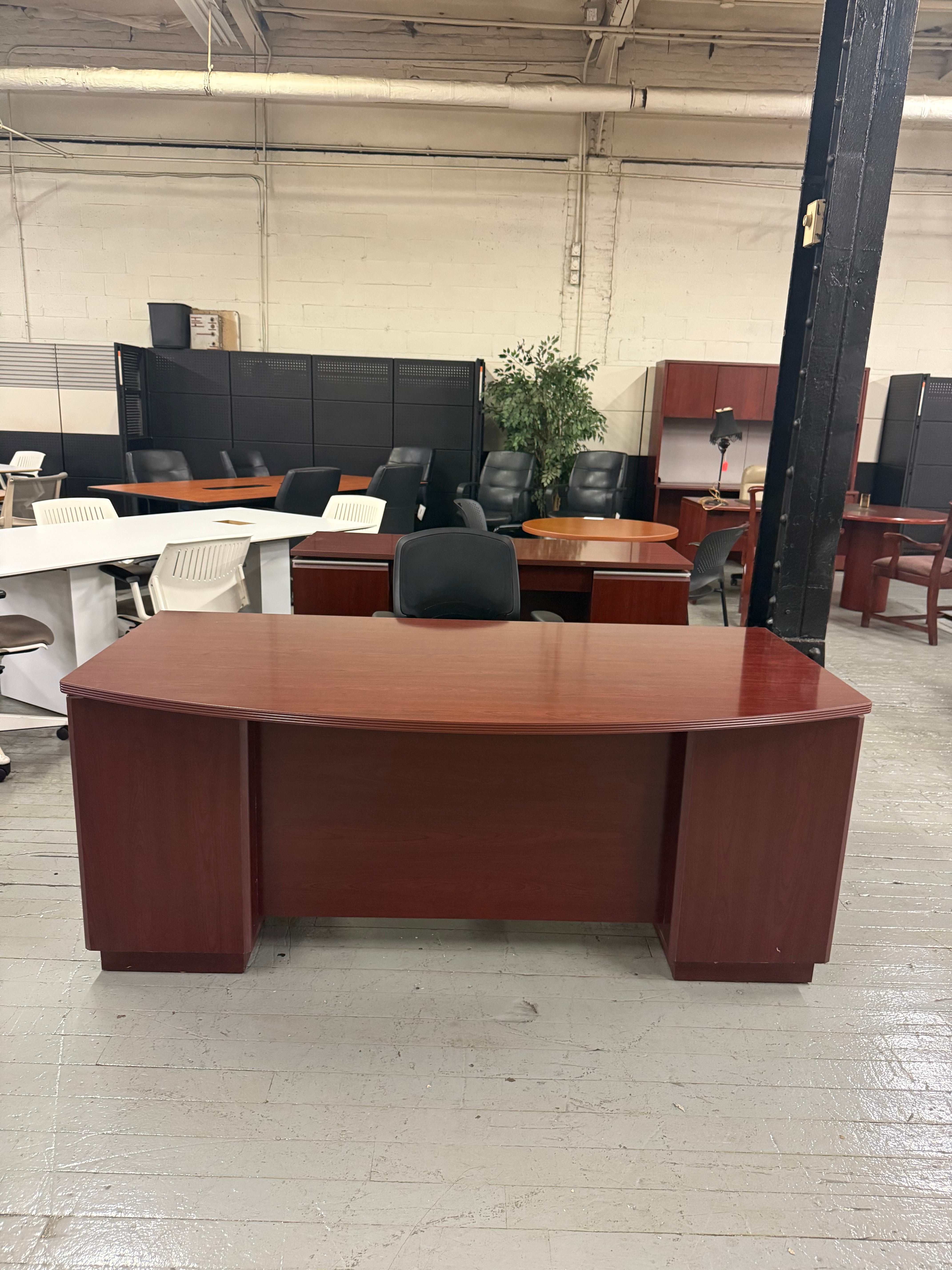 Bush Home Desk & Credenza Set - L56