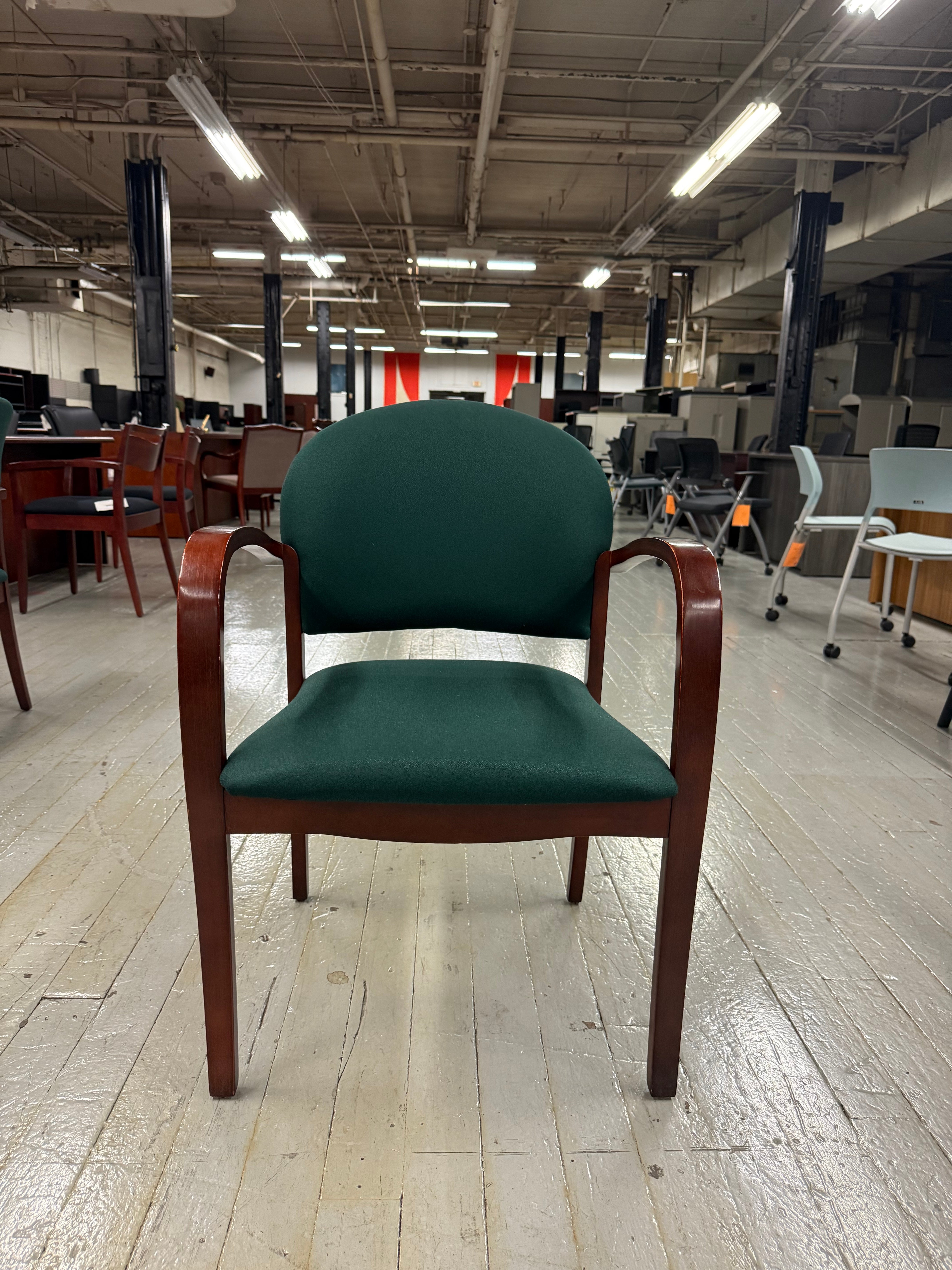 forest green chair