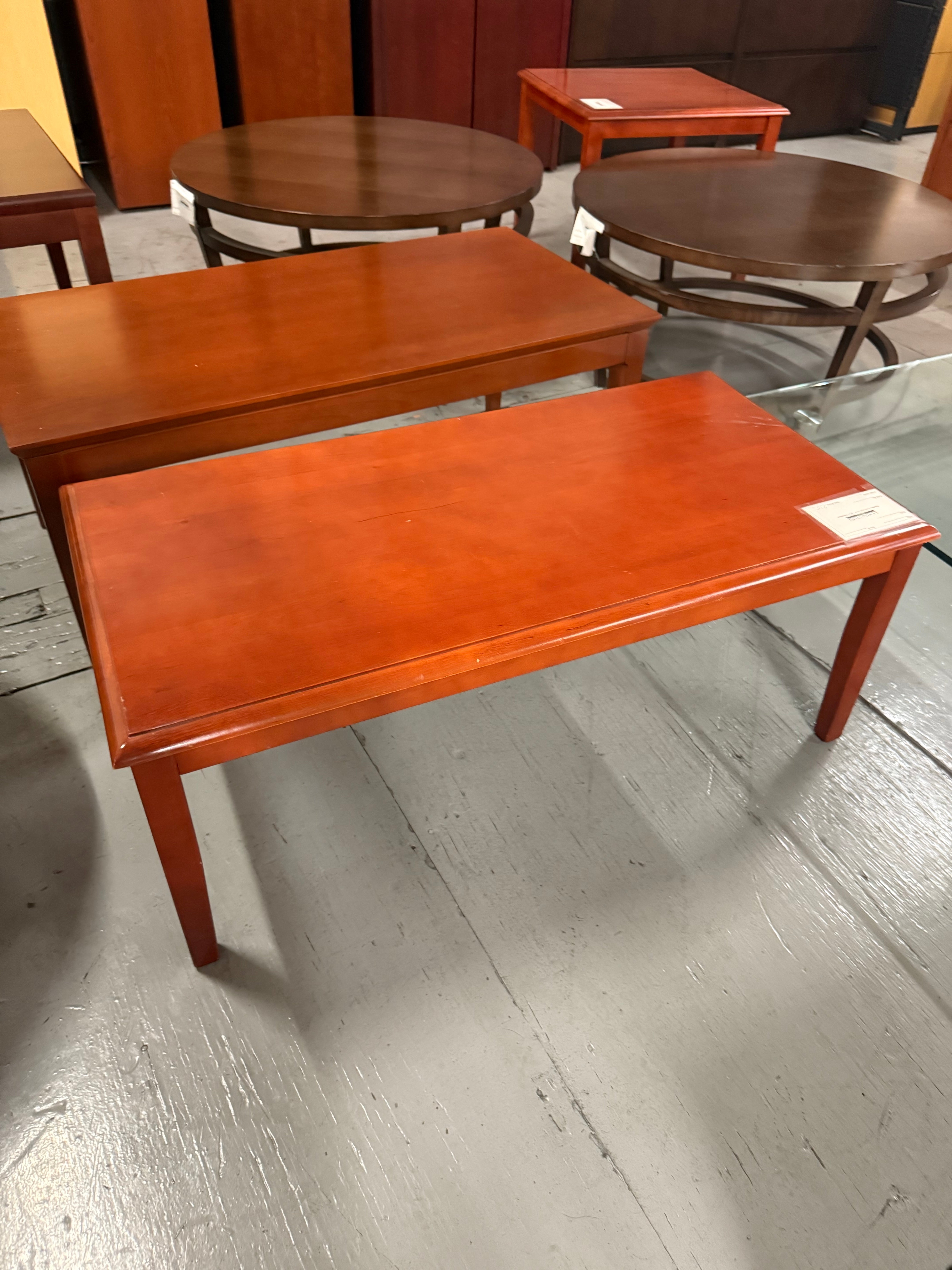 solid wood side table