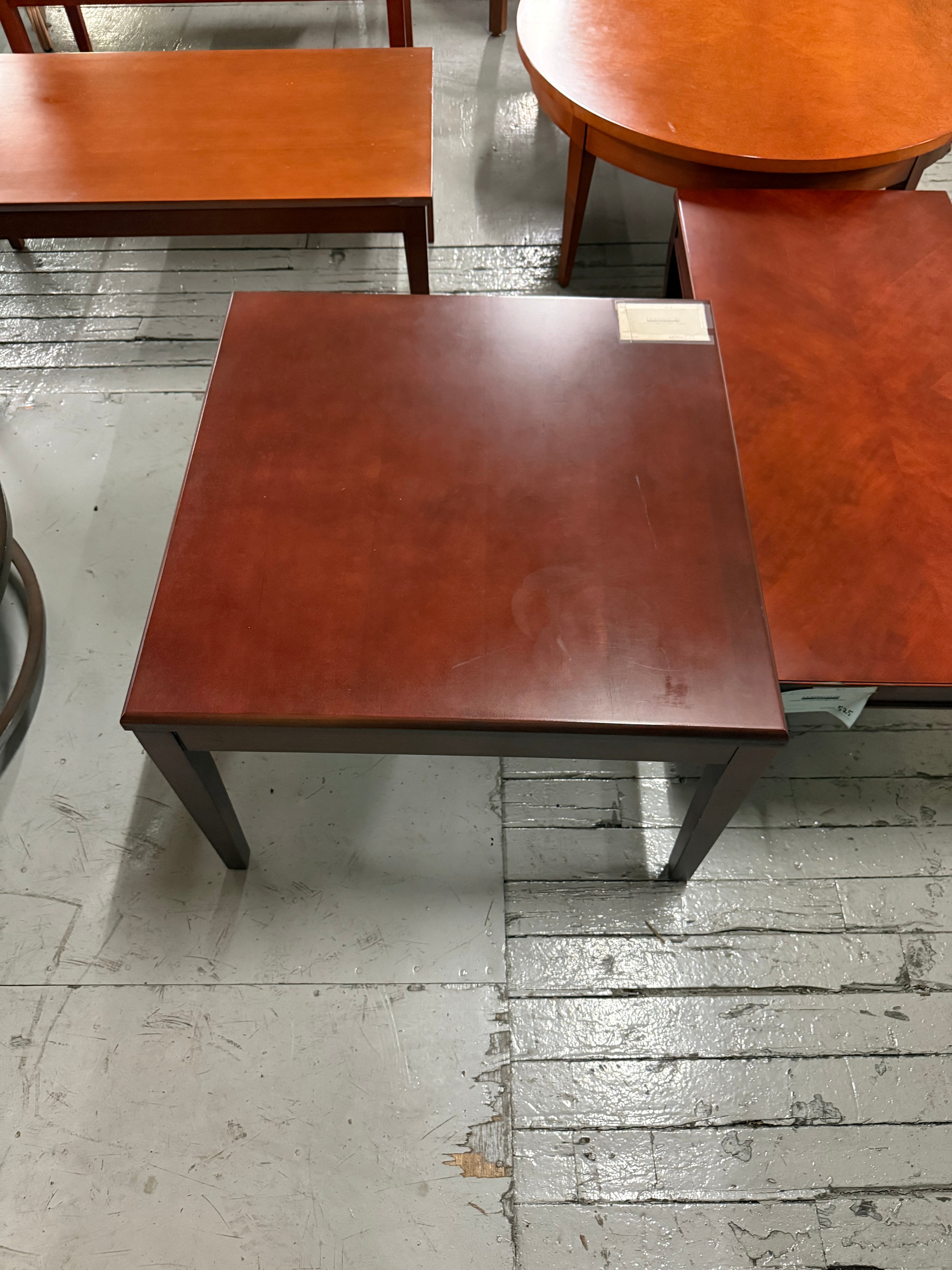 solid wood square coffee table