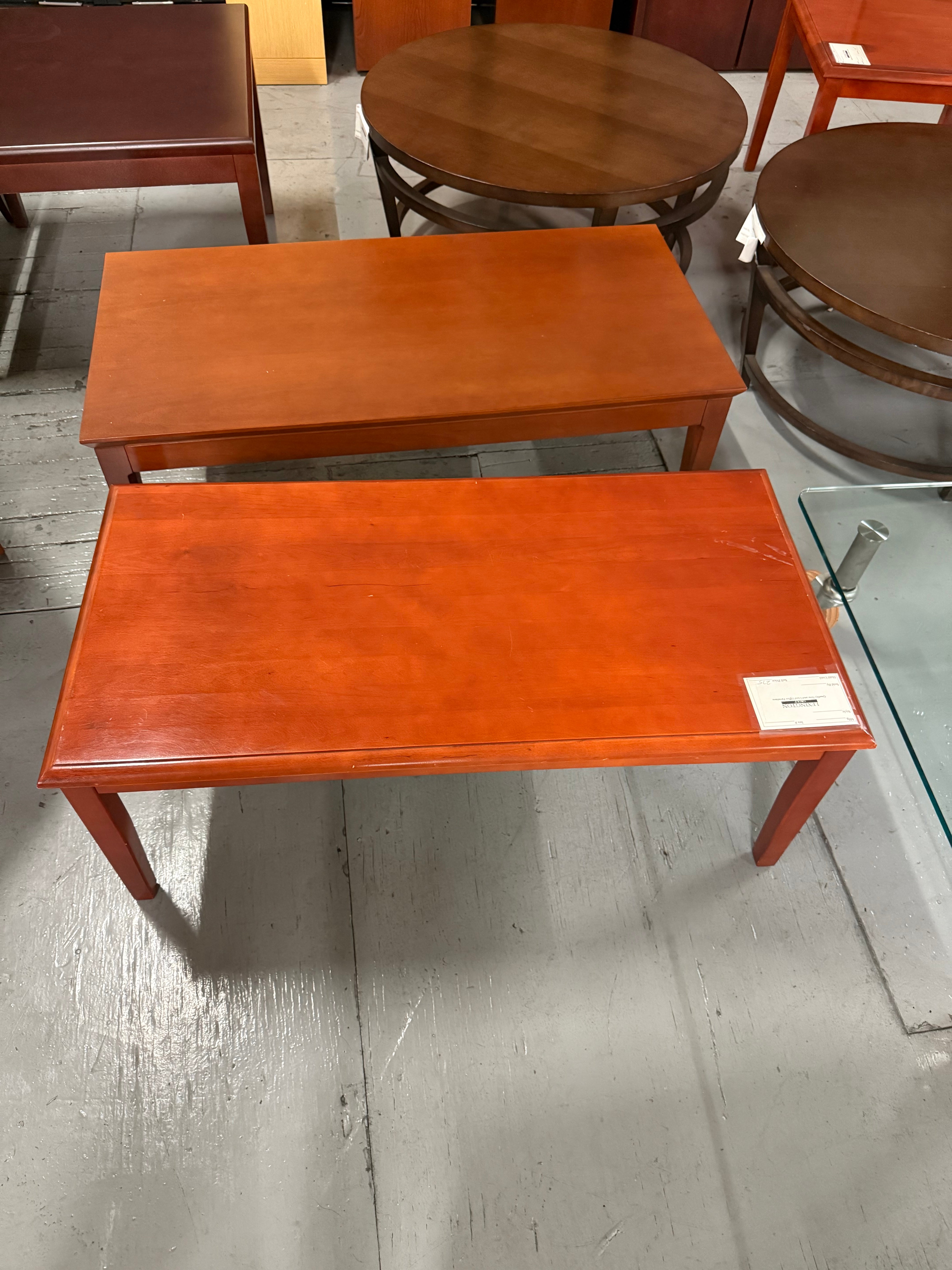 small rectangular side table