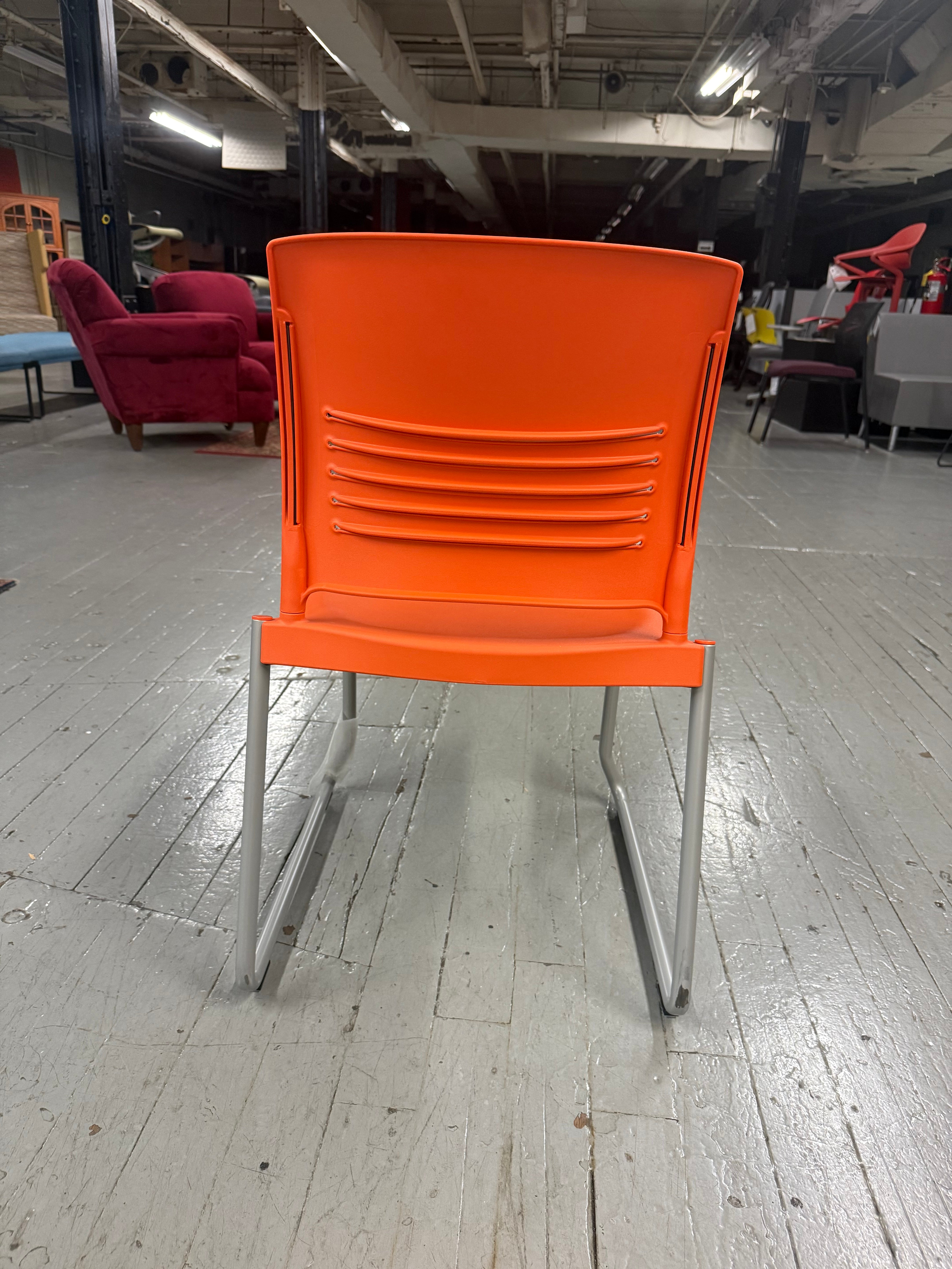 office chair orange