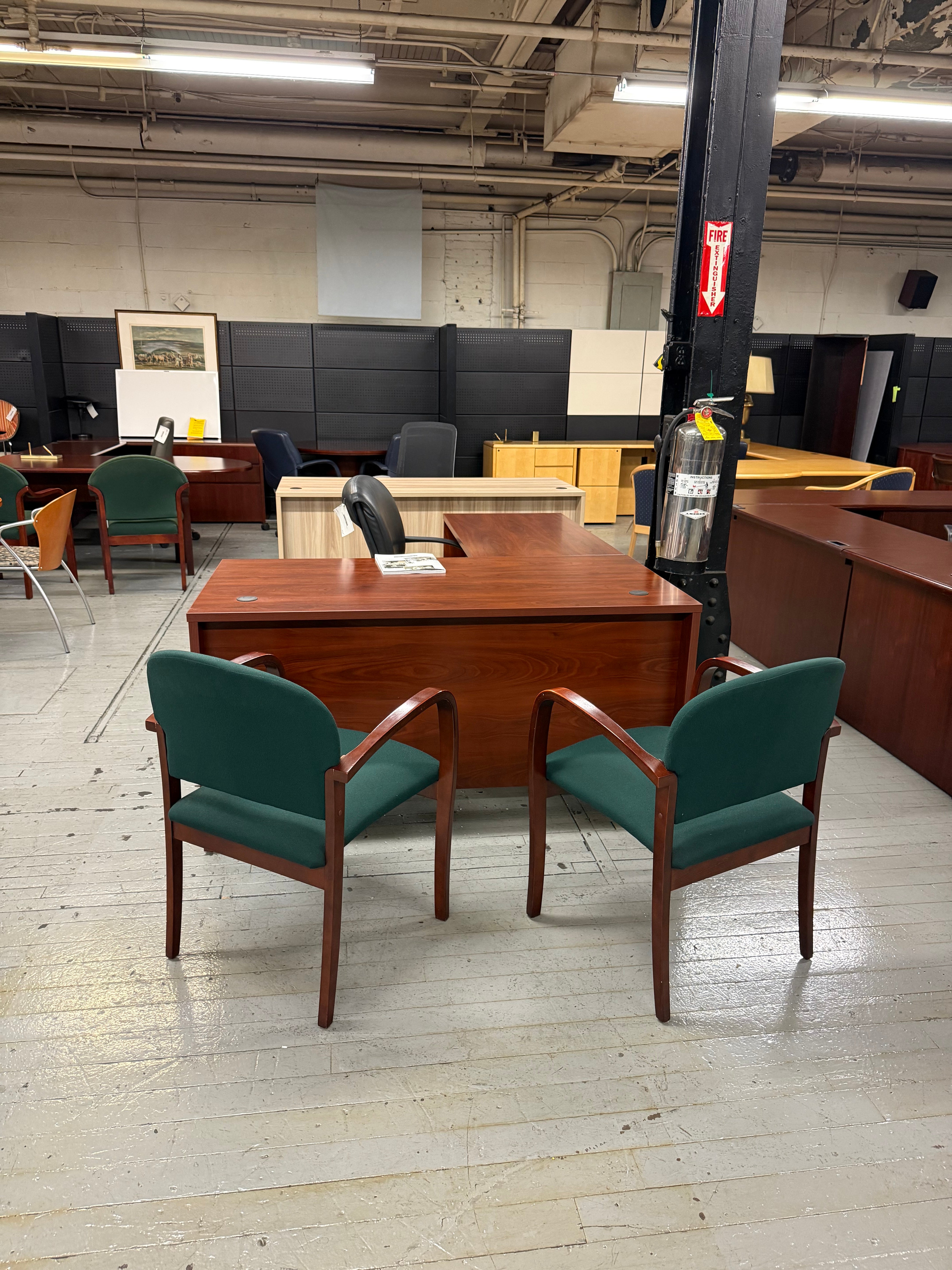 light green accent chair