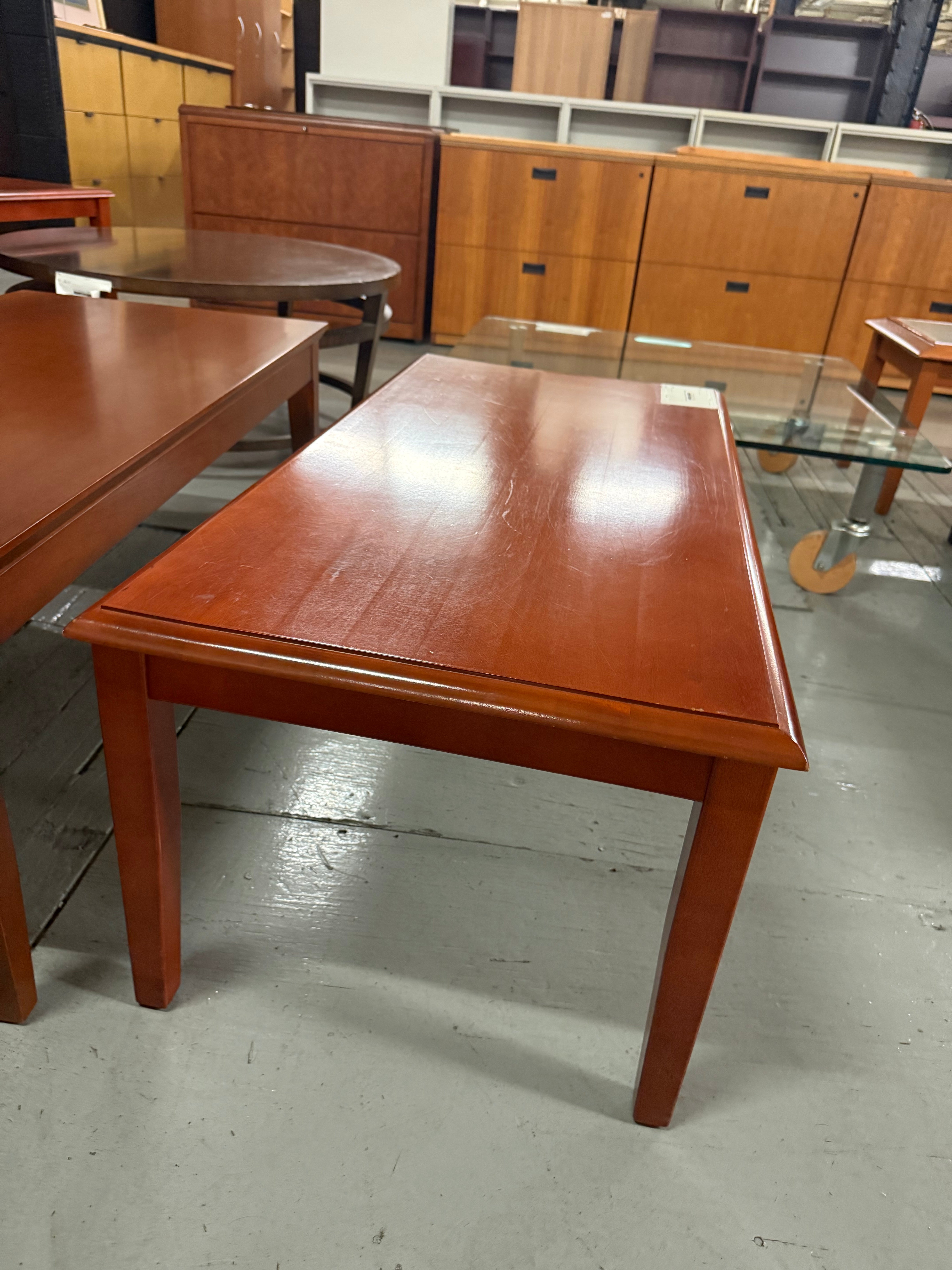 large rectangular coffee table