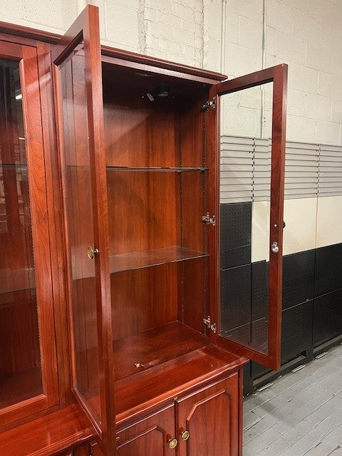 desk credenza and hutch​