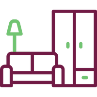 A broad mix of new, used, and refurbished office furniture