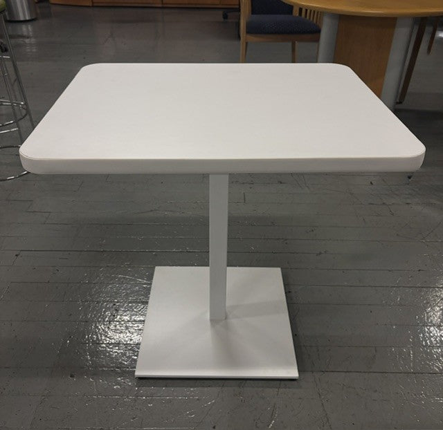 Modern White Café Meeting Table