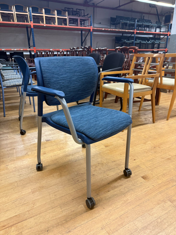Blue Rolling Chair – SitOnIt Inflex for Comfortable Seating