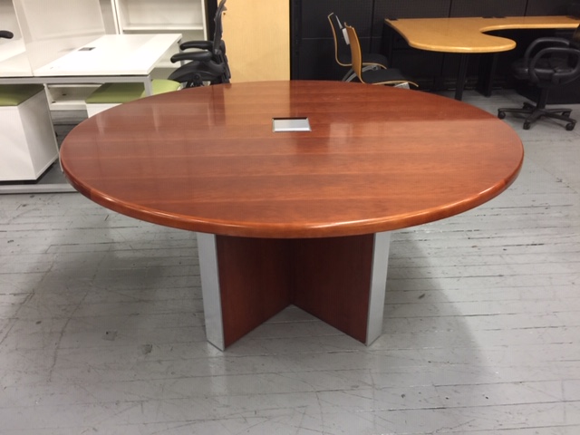V30 Round Conference Table, Round Meeting Room Tables